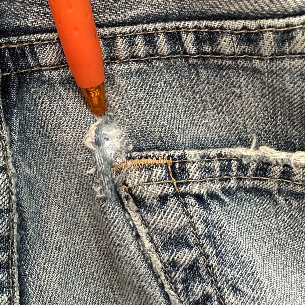 AG Adriano Goldschmied Jeans Mens 30 Straight Light Cotton Stretch Broken In - Picture 9 of 9